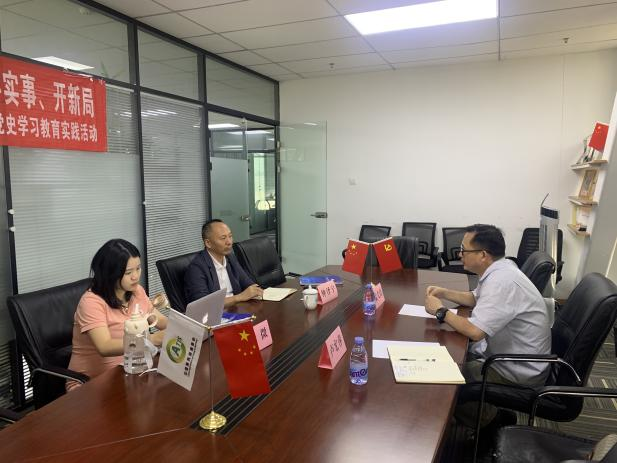 加強協會互動，中國復合材料工業協會秘書長孟弋潔一行拜訪中國服務貿易協會