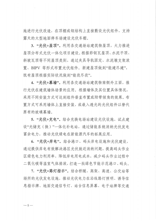 全國首個“光伏+交通”應用方案出臺