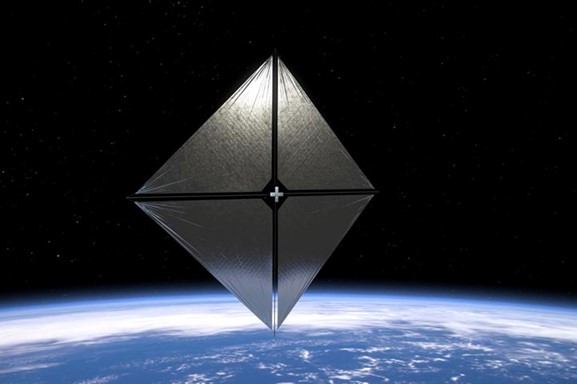NASA向太空發射復合太陽帆