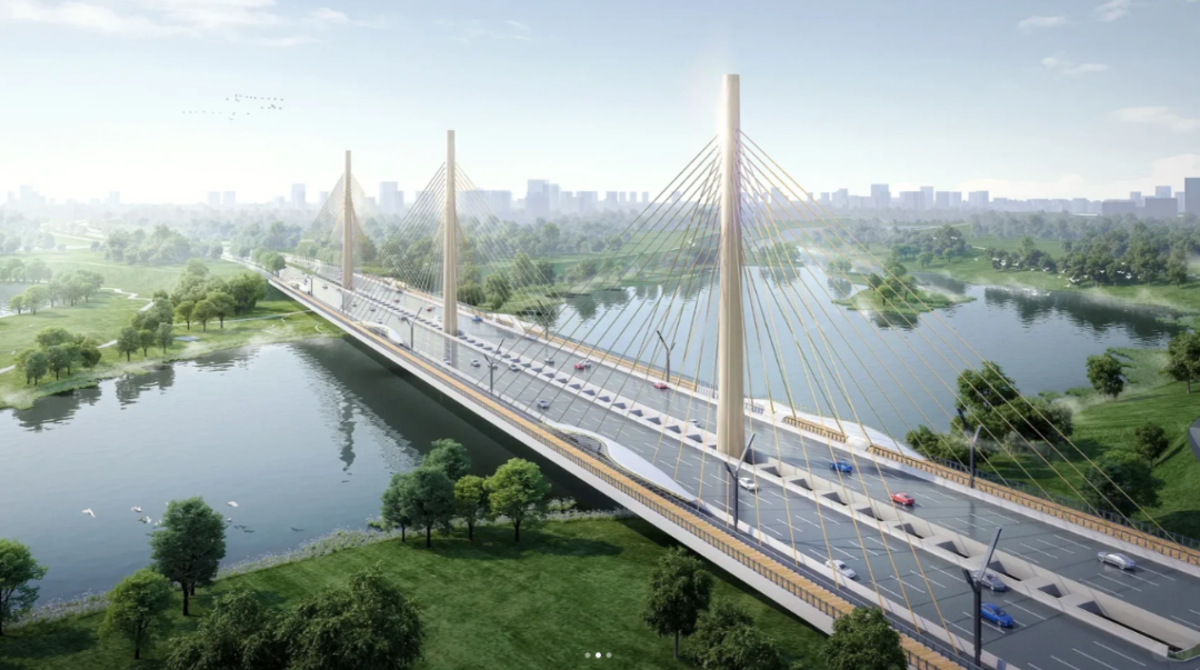 碳纖維助力中國最寬的全漂浮體系多塔斜拉橋