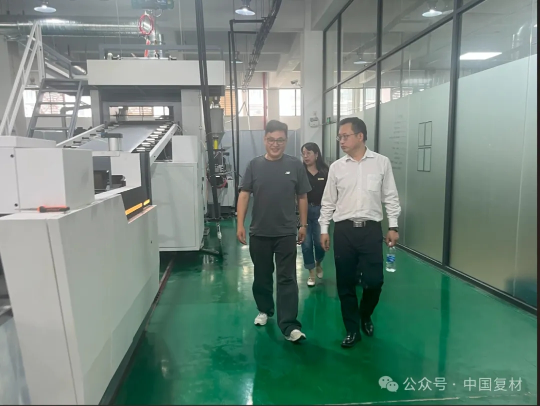 中國復合材料工業(yè)協(xié)會調(diào)研杭州鑠鎧新材料，共探行業(yè)發(fā)展新路徑